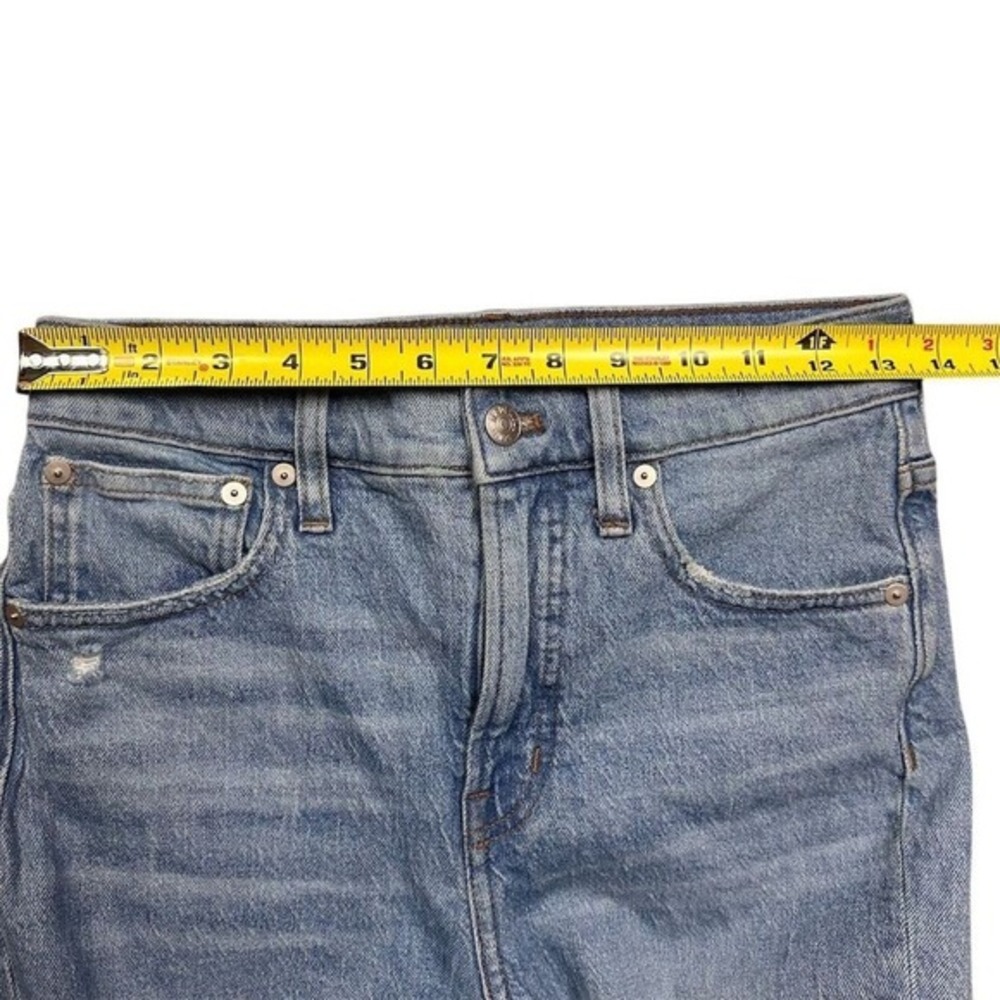 Madewell Women's Perfect Vintage Jean Size 25 Blue‎ Distressed Coney Wash - Picture 10 of 13